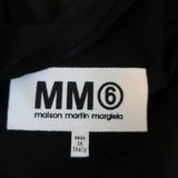 MM6 Maison Margiela Asymmetric Draped Dress Black Jersey Size Extra Small available at CelebrityOwned.com img_7
