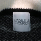 Madeleine Thompson Sweater Jacket Pongo Black/White Zebra Knit Size Small available at CelebrityOwned.com img_6