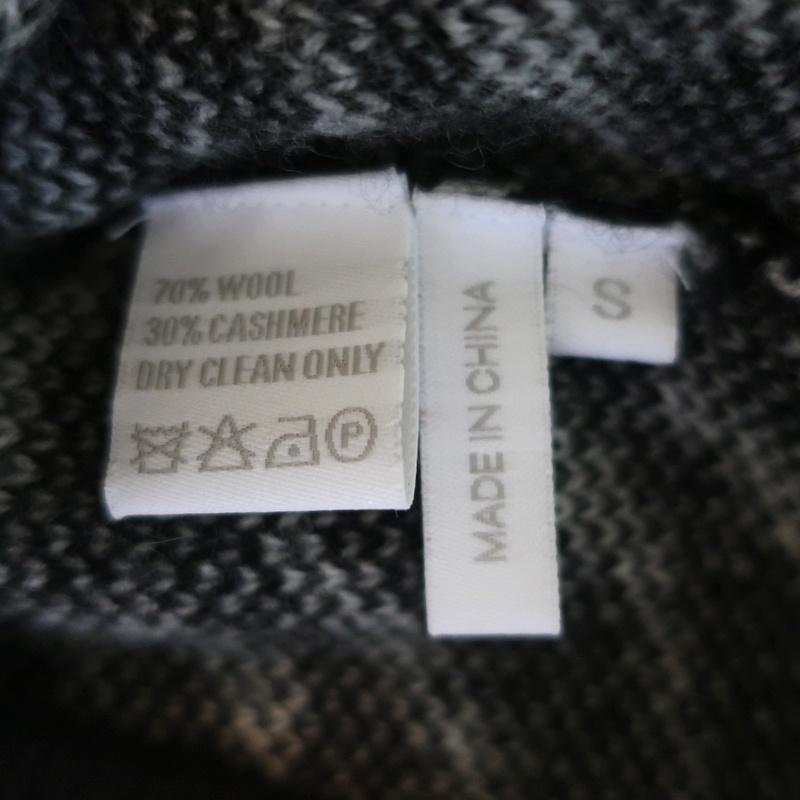 Madeleine Thompson Sweater Jacket Pongo Black/White Zebra Knit Size Small available at CelebrityOwned.com img_7