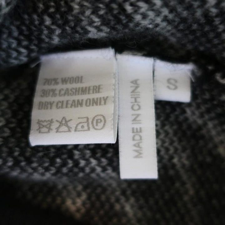 Madeleine Thompson Sweater Jacket Pongo Black/White Zebra Knit Size Small available at CelebrityOwned.com img_7