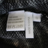 Madeleine Thompson Sweater Jacket Pongo Black/White Zebra Knit Size Small available at CelebrityOwned.com img_7