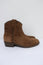 Madison Los Angeles Western Ankle Boots Brown Suede Size 38.5 NEW