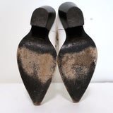 Maison Margiela Mexas Western Ankle Boots White Leather Size 36 Cowboy Booties available at CelebrityOwned.com img_10