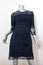 Maje Mini Dress Rizzie Marine Navy Lace Size 2 Half-Sleeve Sheath NEW