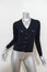 Malo Cardigan Navy Cotton Knit Size 38 V-Neck Sweater
