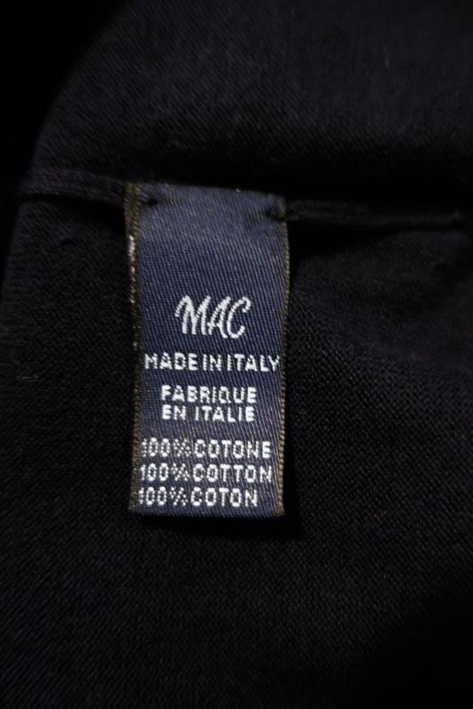 Malo Cardigan Navy Cotton Knit Size 38 V-Neck Sweater available at CelebrityOwned.com img_7
