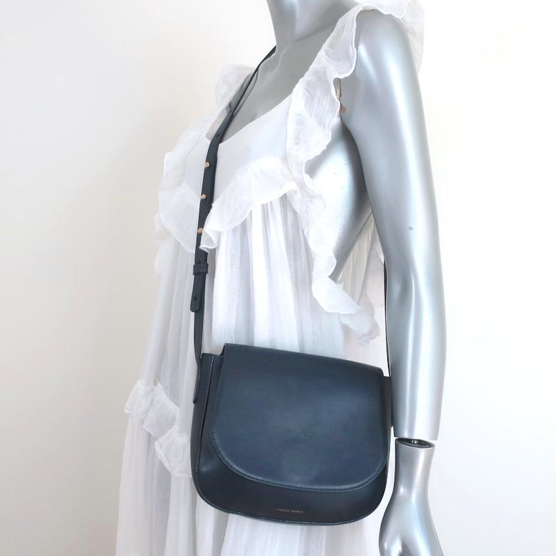 Mansur Gavriel Calf-Leather Cross-Body Bag in Natural