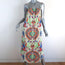 Mara Hoffman Easy Button Down Midi Dress Multicolor Printed Size Medium