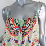 Mara Hoffman Easy Button Down Midi Dress Multicolor Printed Size Medium available at CelebrityOwned.com img_2