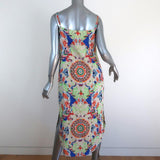 Mara Hoffman Easy Button Down Midi Dress Multicolor Printed Size Medium available at CelebrityOwned.com img_6