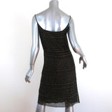 Marc Jacobs Beaded Slip Dress Black/Gold Size 6 available at CelebrityOwned.com img_5