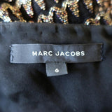 Marc Jacobs Beaded Slip Dress Black/Gold Size 6 available at CelebrityOwned.com img_6