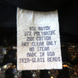 Marc Jacobs Beaded Slip Dress Black/Gold Size 6 available at CelebrityOwned.com img_7