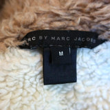 Marc by Marc Jacobs Shearling Lined Hoodie Jacket Cream Cotton Size Medium available at CelebrityOwned.com img_10