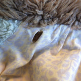 Marc by Marc Jacobs Shearling Lined Hoodie Jacket Cream Cotton Size Medium available at CelebrityOwned.com img_12