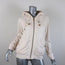Marc by Marc Jacobs Shearling Lined Hoodie Jacket Cream Cotton Size Medium