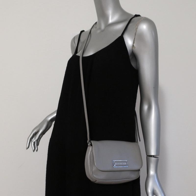 Marc by Marc Jacobs Too Hot to Handle Sofia Crossbody Bag Gray Leather