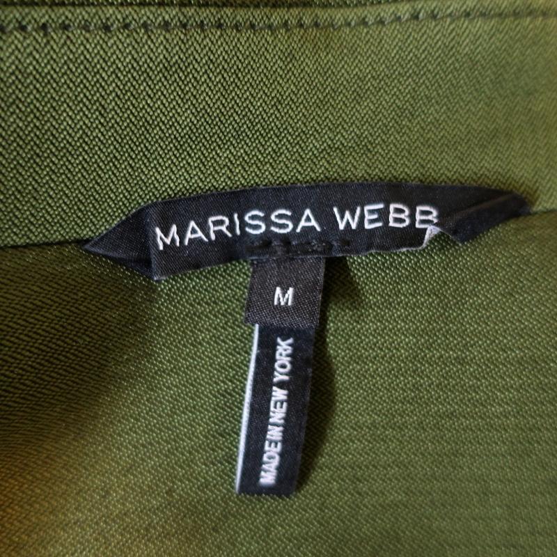Marissa Webb Theo Jacket Dress Olive Size Medium Long Sleeve Mini available at CelebrityOwned.com img_8
