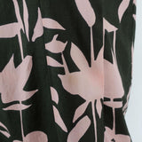Marni Dress Green/Pink Floral Print Pleated Cotton Size 40 Sleeveless Shift available at CelebrityOwned.com img_2