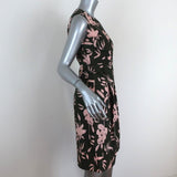 Marni Dress Green/Pink Floral Print Pleated Cotton Size 40 Sleeveless Shift available at CelebrityOwned.com img_4