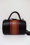 Marni Duffle Bag Black/Multicolor Striped Leather Small Crossbody Bag available at CelebrityOwned.com img_3