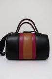 Marni Duffle Bag Black/Multicolor Striped Leather Small Crossbody Bag available at CelebrityOwned.com img_8