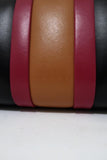 Marni Duffle Bag Black/Multicolor Striped Leather Small Crossbody Bag available at CelebrityOwned.com img_9