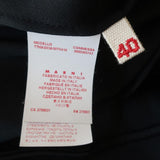 Marni Peplum Top Black Pleated Stretch Crepe Size 40 Sleeveless Blouse available at CelebrityOwned.com img_9