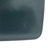 Marni Sculpture Bag Teal Glossy Leather Mini Crossbody Bag available at CelebrityOwned.com img_5