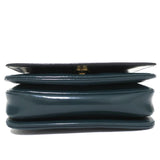 Marni Sculpture Bag Teal Glossy Leather Mini Crossbody Bag available at CelebrityOwned.com img_9