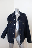 Martine Rose Oversized Denim Jacket Indigo Size Small Jean Jacket available at CelebrityOwned.com img_1
