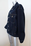 Martine Rose Oversized Denim Jacket Indigo Size Small Jean Jacket available at CelebrityOwned.com img_5