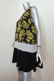 Mary Katrantzou Dress Antona Colorblock Floral Print Size US 6 Sleeveless Mini available at CelebrityOwned.com img_4