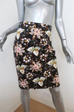 Mary Katrantzou Skirt Decora Jewel and Flower Print Stretch Cotton Size 10 US 6 available at CelebrityOwned.com img_1