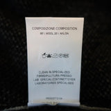 Maurizio Pecoraro Cardigan Black Intarsia Knit Size US 8 Frayed Hem Sweater available at CelebrityOwned.com img_8