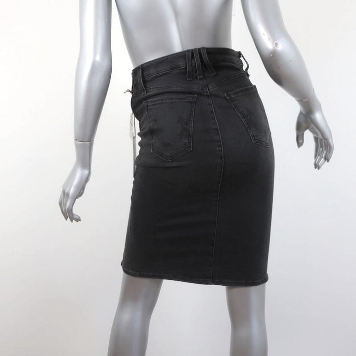 McGuire Pencil Skirt Neverland Black Stretch Denim Size 24 NEW available at CelebrityOwned.com img_5