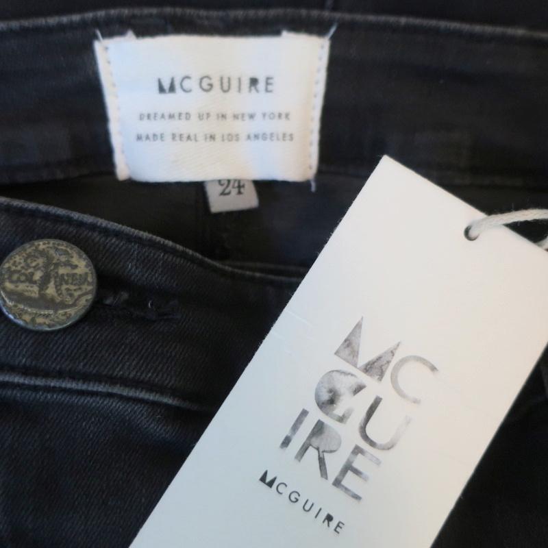 McGuire Pencil Skirt Neverland Black Stretch Denim Size 24 NEW available at CelebrityOwned.com img_6