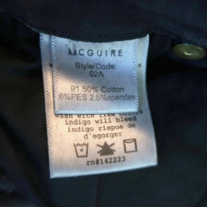 McGuire Pencil Skirt Neverland Black Stretch Denim Size 24 NEW available at CelebrityOwned.com img_7