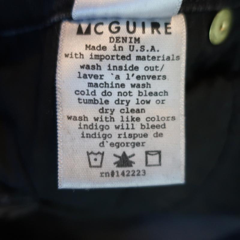 McGuire Pencil Skirt Neverland Black Stretch Denim Size 24 NEW available at CelebrityOwned.com img_8
