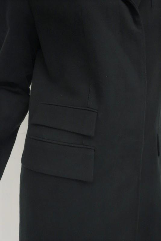 McQ Alexander McQueen Coat Black Cotton Size 44 Single-Breasted Jacket available at CelebrityOwned.com img_4
