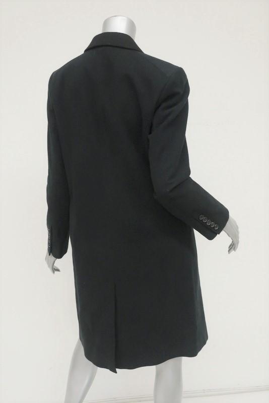 McQ Alexander McQueen Coat Black Cotton Size 44 Single-Breasted Jacket available at CelebrityOwned.com img_6