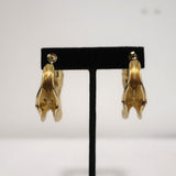 Melissa Lovy Large Hoop Earrings Gold-Plated available at CelebrityOwned.com img_5