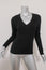 Michael Kors Cashmere Sweater Black Size Medium V-Neck Pullover