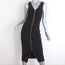 Michael Kors Collection Zip-Front Dress Black Stretch Wool Crepe Size 2