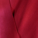 Michelle Mason Cold Shoulder Mini Wrap Dress Red Silk Satin Size 6 available at CelebrityOwned.com img_3