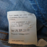 M.i.h Jeans Tie-Neck Shirt Booker Chambray Denim Size Medium Long Sleeve Top available at CelebrityOwned.com img_8