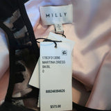 Milly Dress Martina Black/Blush Fil Coupe Size 0 Sleeveless NEW available at CelebrityOwned.com img_6