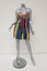 Milly Strapless Mini Dress Rainbow Watercolor Stripe Stretch Cotton Size 0