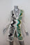 Missoni Cardigan White/Metallic Zig Zag Knit Size 38 V-Neck Sweater