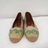 Missoni Espadrilles Pastel Multicolor Crochet Knit Size 36 Slip-On Flats available at CelebrityOwned.com img_3